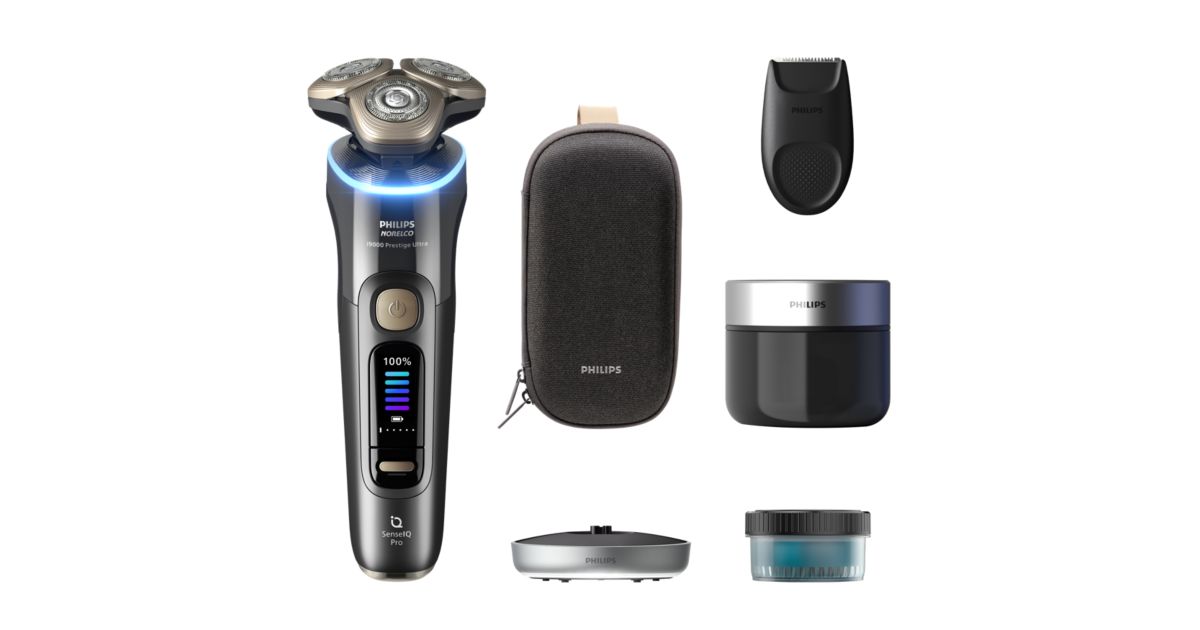 Norelco i9000 Prestige Ultra Wet&Dry Electric Shaver with SenseIQ