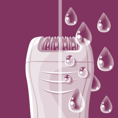 À prova d'água para uso no banho e remoção dos pelos confortável