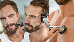 Trim and style your face, head and body with 23 pieces