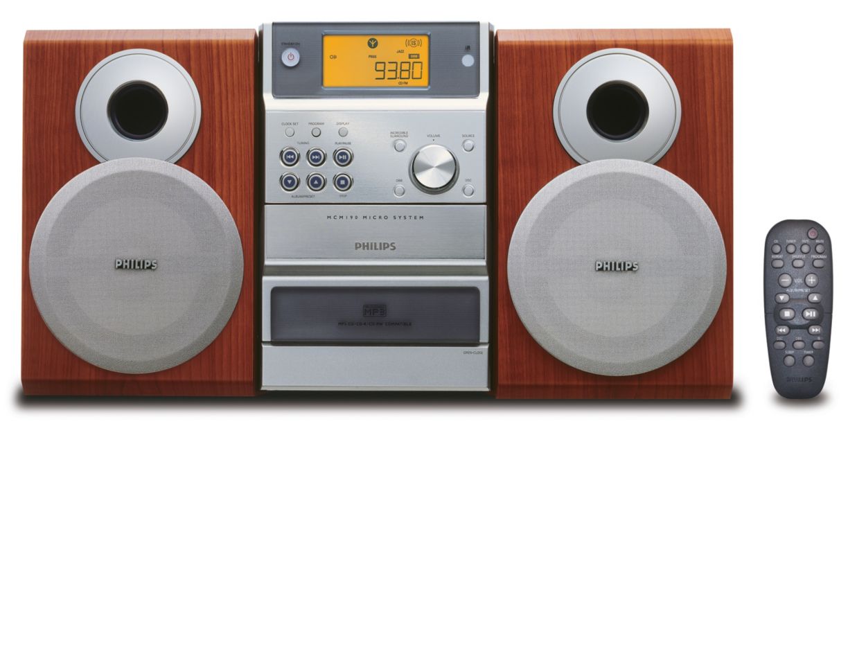 Микросистема Hi-Fi MCM190/22 | Philips