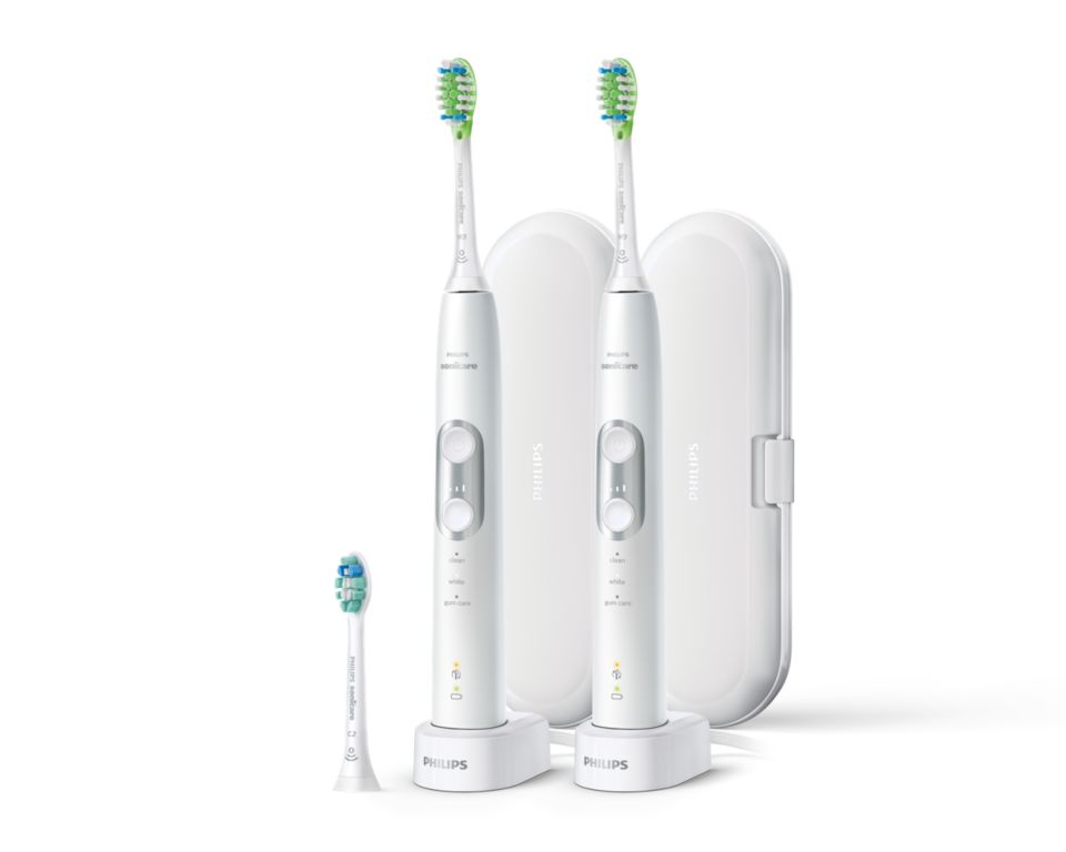 Buy PHILIPS Sonicare ProtectiveClean 4300 Electric Toothbrush for Adults  (Sonic Technology, White & Mint) Online - Croma