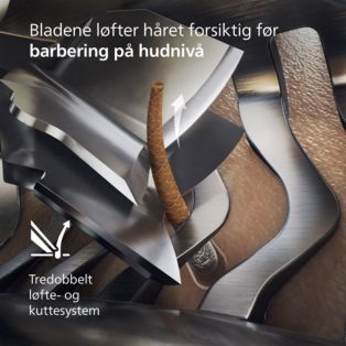 i9000 Prestige Våt og tørr elektrisk barbermaskin med SkinIQ