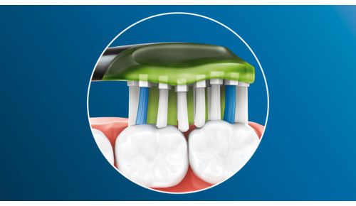 Up to 4 x more surface contact** for an effortless deep clean