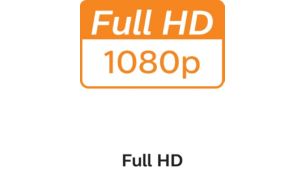 Levende detaljer med 1080p Full HD-opløsning