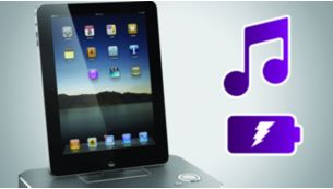 Játsszon le zenét, és töltse iPod/iPhone/iPad készülékét
