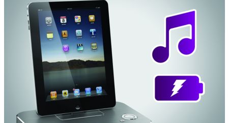 Play and charge your iPod/iPhone/iPad