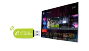 Wi-Fi-yhteyden USB-sovitin (lisävaruste) tekee langattomien yhteyksien muodostamisesta vaivatonta
