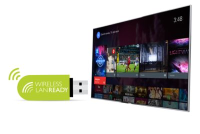 Adaptador opcional de USB Wi-Fi para fácil conexão sem fio