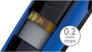 Trim from 0.4mm to 10mm in steps as short as 0.2mm