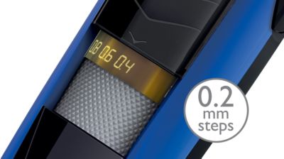 Trim from 0.4mm to 10mm in steps as short as 0.2mm