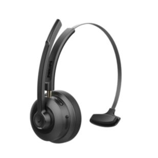 带麦克风的贴耳式无线耳机