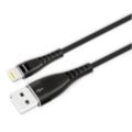 Kabel USB-A braided ke Lightning premium