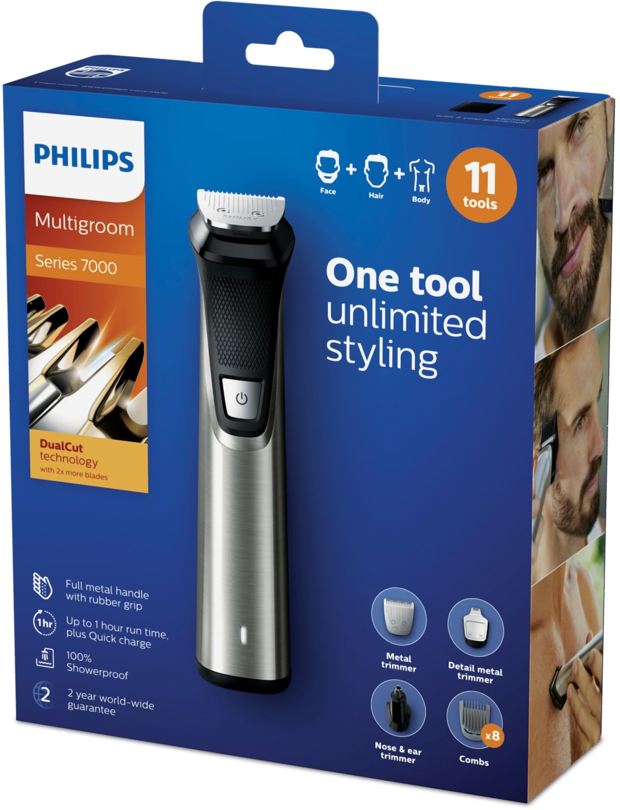Pettine Philips 1mm Per Rasoi Tagliacapelli Serie 3000 5000 7000 - BT1233 MG3750 MG5700
