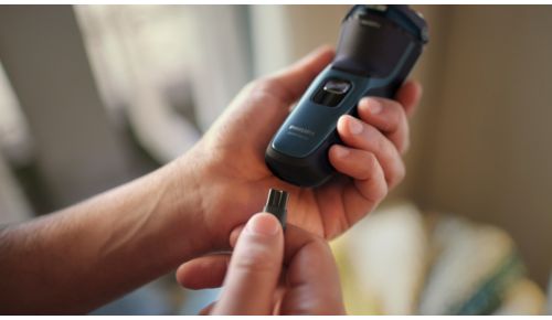 60 minuten draadloos scheren na 1 uur opladen