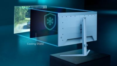 Protects and cools QD-OLED displays to reduce burn-in