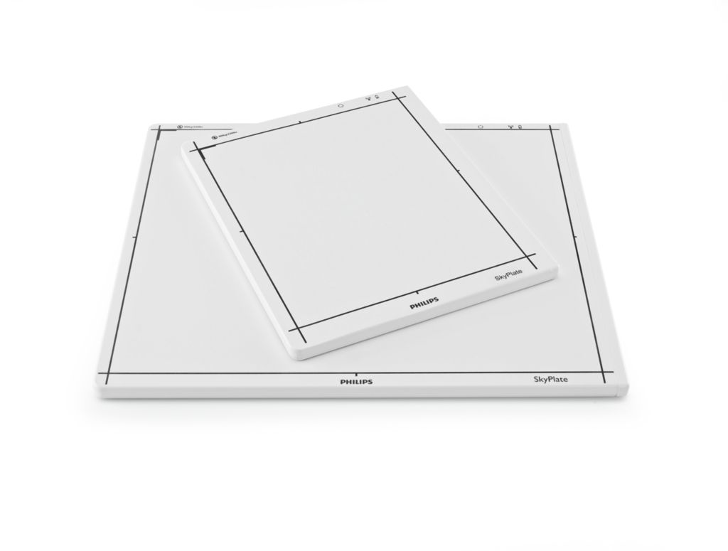 Improved patient and staff experience with lightweight and easy to handle SkyPlate detectors.