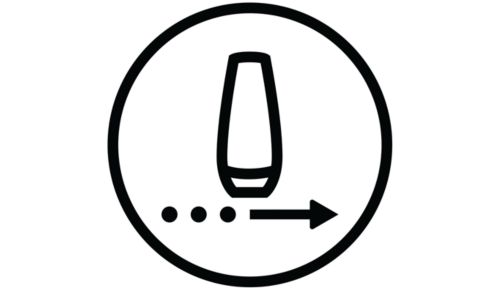 Modo de deslizamiento y flash para una aplicación más cómoda