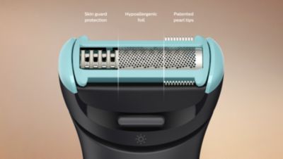 Patented cutting technology to be gentle on skin