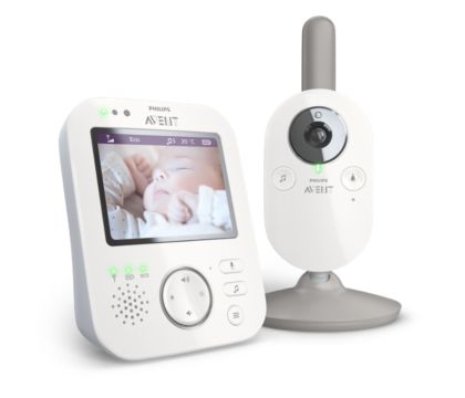 Babyphone Philips Avent Vidéo Premium, écran LCD HD 3,5, SCD843/26 –