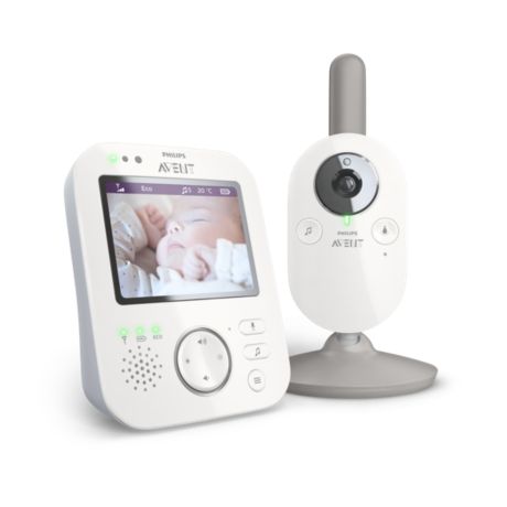 SCD843/01R1 Philips Avent Baby monitor Intercomunicador com vídeo digital