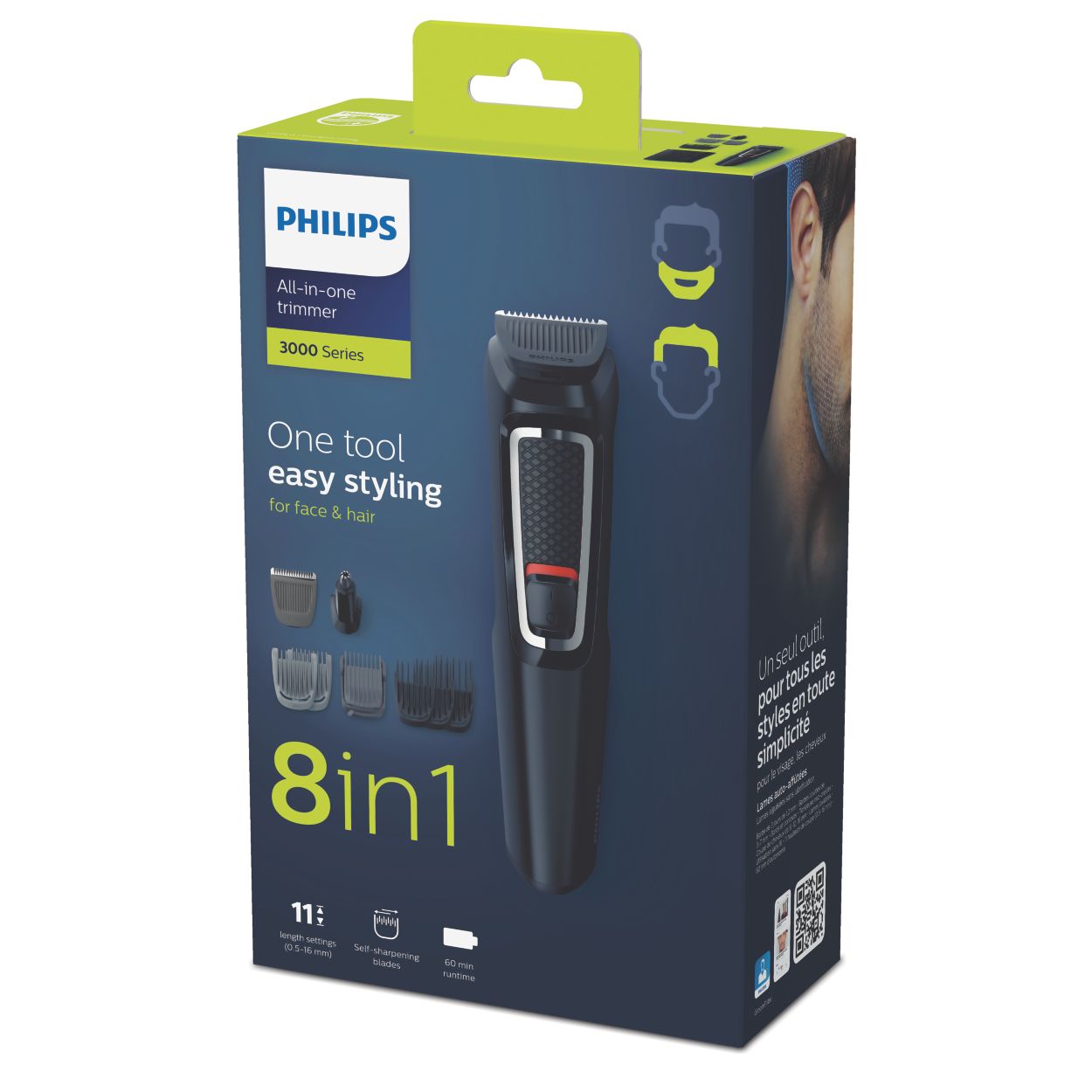 Corta barba Philips 8 en 1 MG3730 — Magic Center