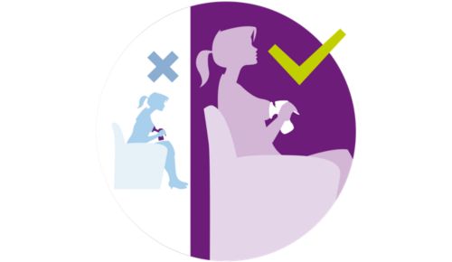 Relaxing position thanks to its special design