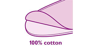 100% cotton top layer