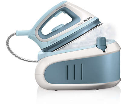 Double your ironing speed with pressurised steam
