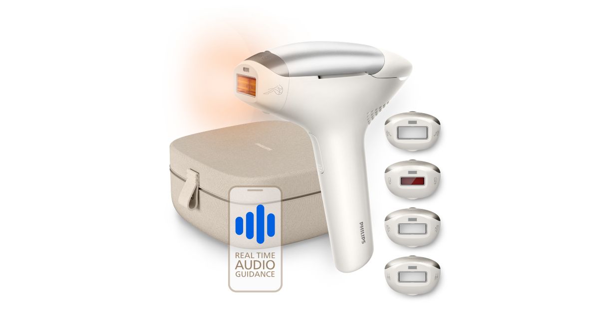 BRC344 - Lumea IPL 9900 Pro Zariad. IPL na odstr. chĺpkov s technológiou SenseIQ Pro BRC344/00 - hlavný produktový obrázok Philips