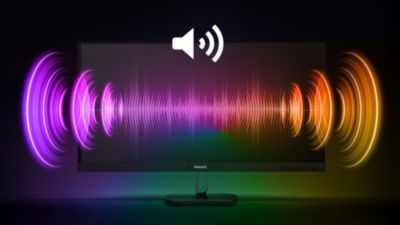 Built-in stereo speakers for multimedia