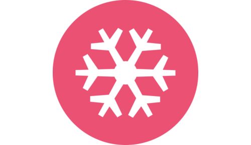 Kaltstufe für lang anhaltenden Look