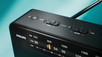 Switch between News and Music modes. Tone control