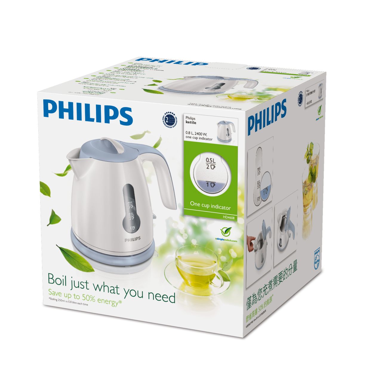 Philips Daily Collection Mini bollitore HD4608/61