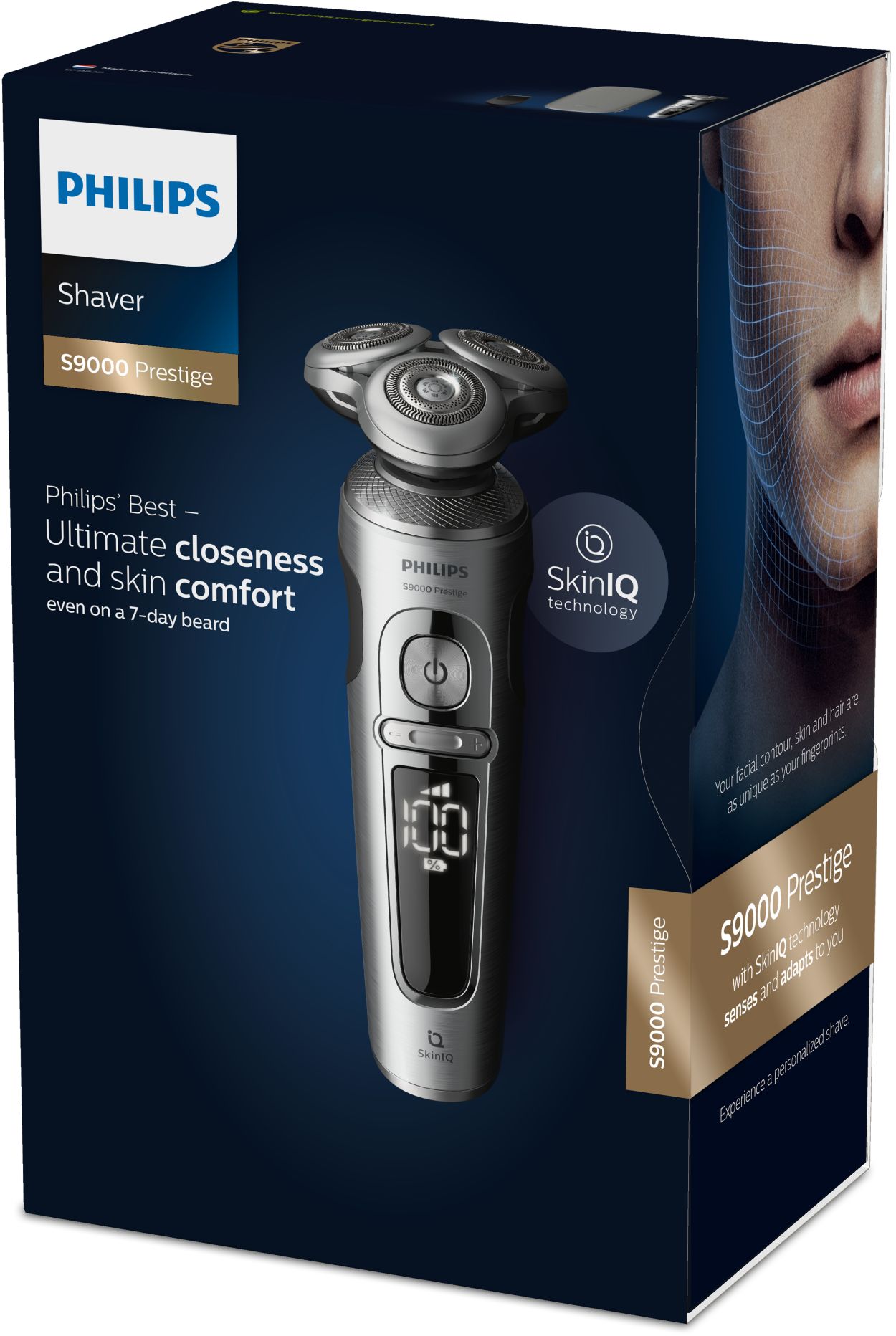 Shaver S9000 Prestige Wet and dry electric shaver, Series 9000