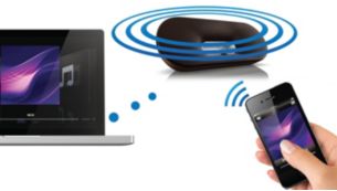 Muziek streamen met draadloze AirPlay-technologie