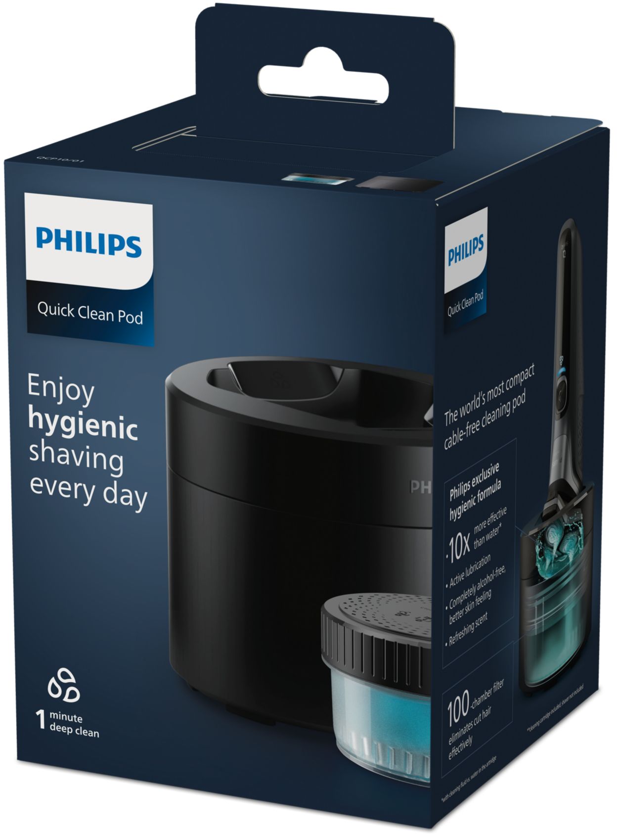 美品 Philips(フィリップス) S9987/30+QCP10/01セット Quick Clean Pod クイッククリーンポッド QCP10/01 | Philips