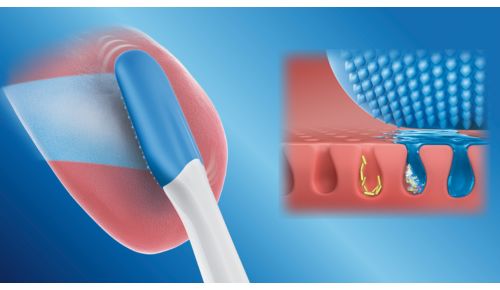 Reinig uw tong met Philips Sonicare