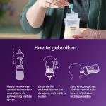 Melkafgifte zoals bij een borst, vermindert voedproblemen
