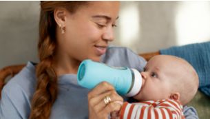 Silicone sleeve makes bottle easier to hold