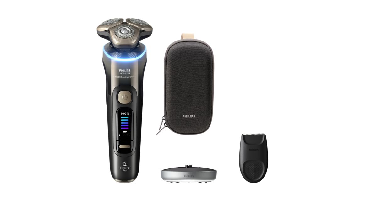 Norelco i9000 Prestige Ultra Wet&Dry Electric Shaver with SenseIQ