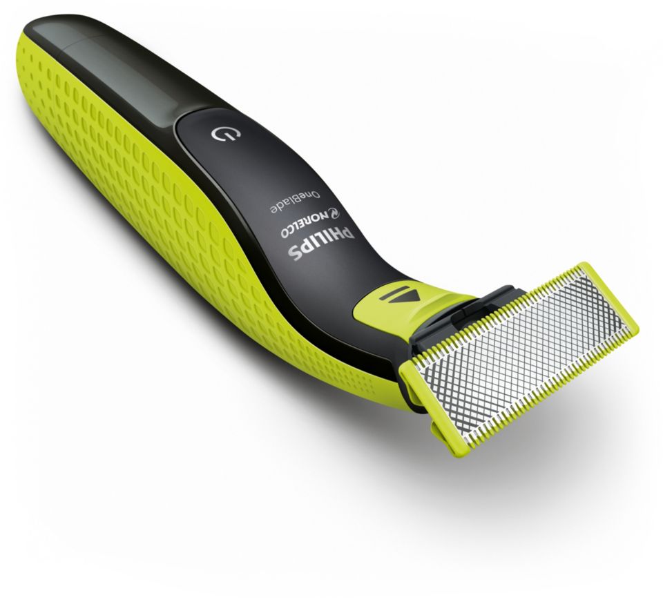 Philips OneBlade Hybrid Stubble Trimmer & Shaver with 3 x Lengths & 1 Extra  Blade  Exclusive (UK 2-Pin Bathroom Plug) - QP2520/30, Lime Green/