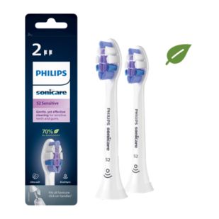 Sonicare S2 Sensitive 2x Zachte sonische opzetborstels