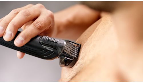 10 Schnittlängen (3 - 12 mm) für eine komfortable Ganzkörperrasur