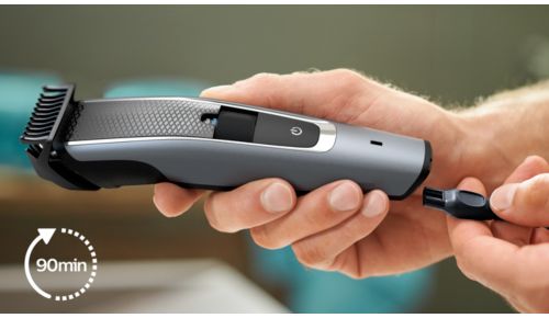 Cordless use for up to 90 mins