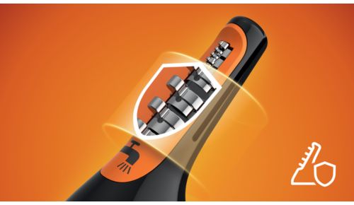 Avanceret afskærmningssystem forhindrer træk, rifter og snitsår