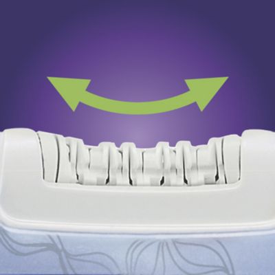 Cabeça de depilação curvada