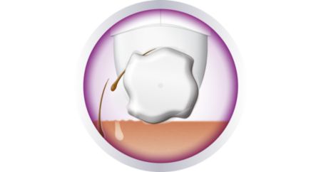 Efficient epilation system pulls out the hairs from the root