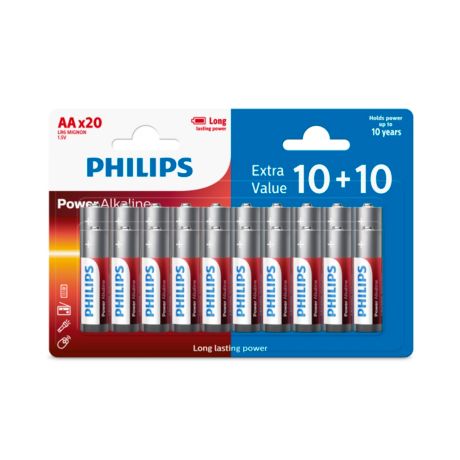 LR6P20BP/10 Power Alkaline Batterij
