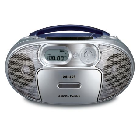 AZ1053/12  Radio-cassette/CD