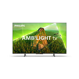 LED Televisor 4K com Ambilight